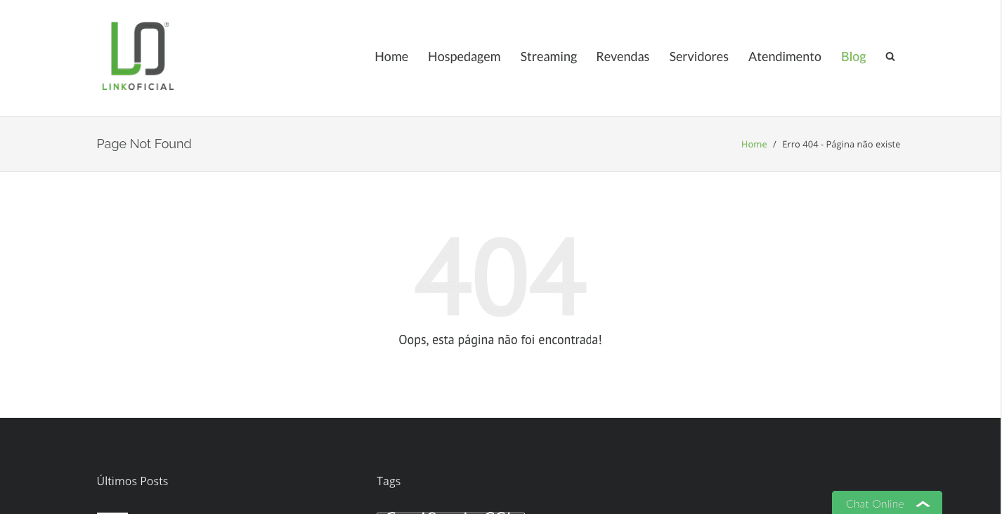 o que é erro 404